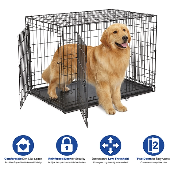 Midwest Contour Crate 2 Door 42 Jeffrey s Natural Pet Foods
